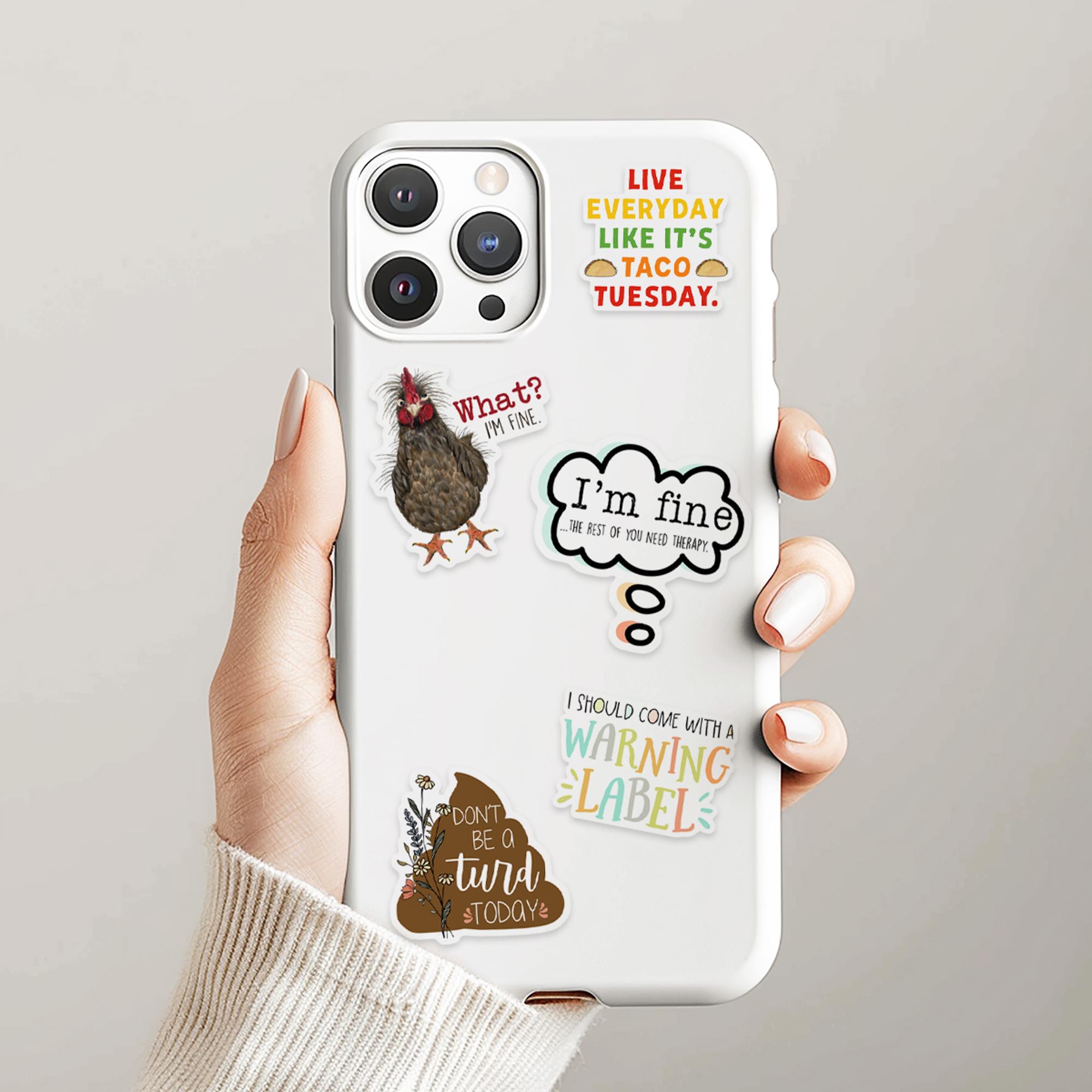 Mini Stickers Funny Quotes Jane